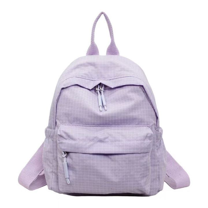 Grid Patterned Everyday Backpack Kalsten