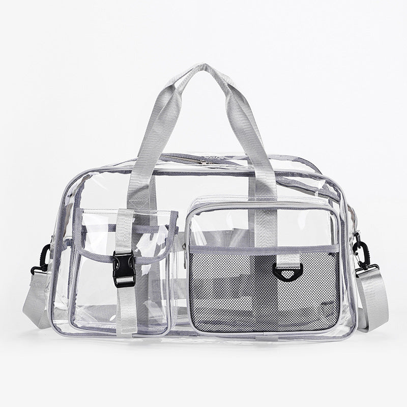 Transparent sports bag with multifunctional compartments Kalsten