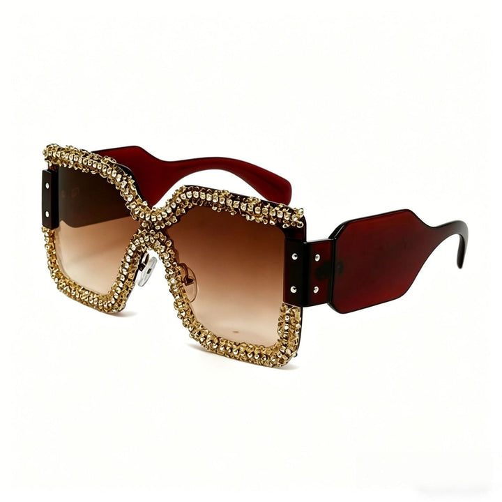 Women's fashionable safety glasses with unique crystal frame Kalsten