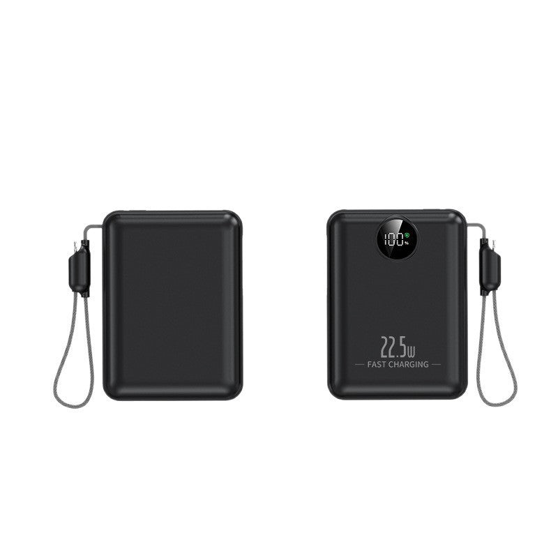 Portable power bank with LCD display and multifunctional connection options Kalsten