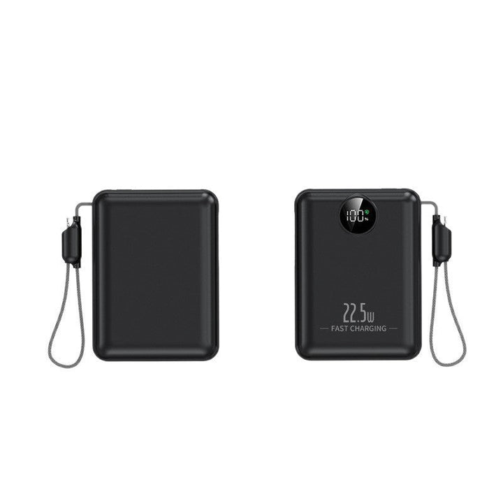 Portable power bank with LCD display and multifunctional connection options Kalsten