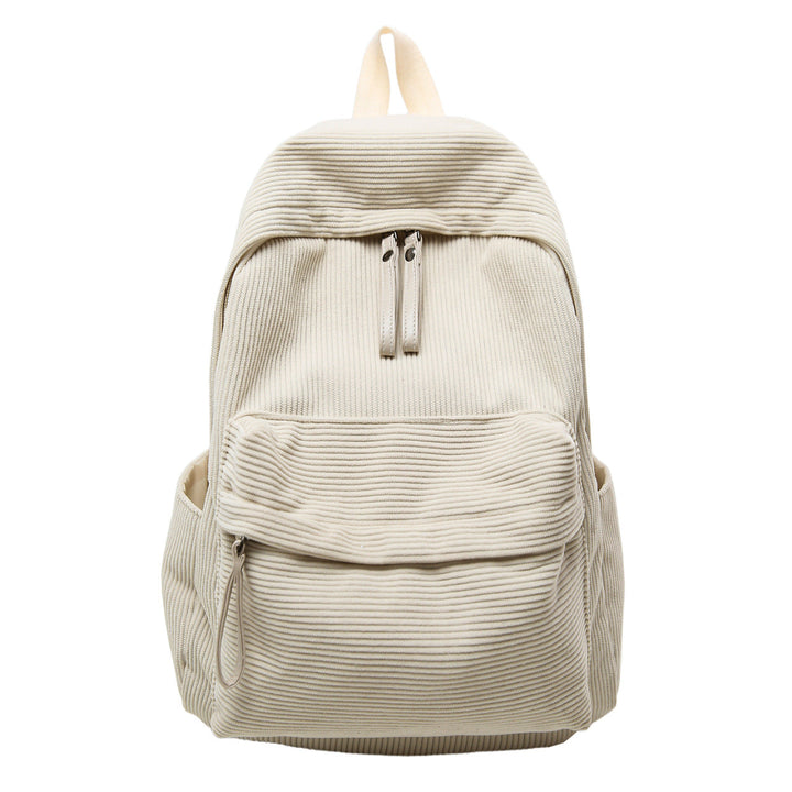 Textured Fabric Casual Backpack Kalsten