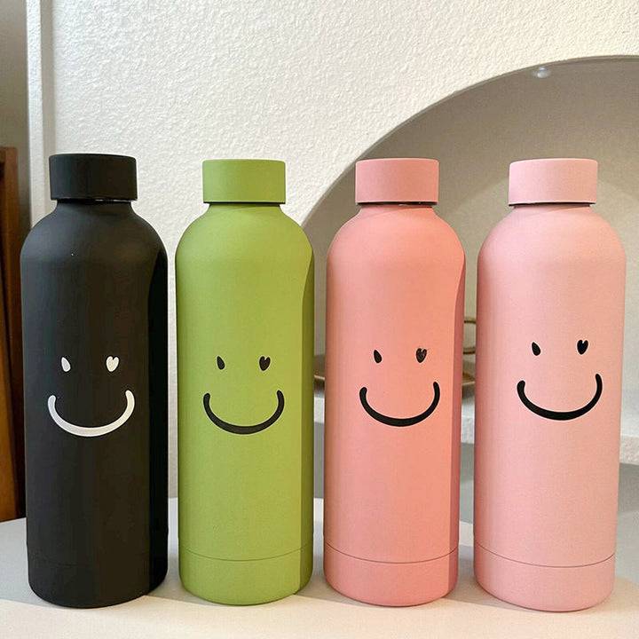 Women’s Insulated Bottle with Cheerful Smiley Design Kalsten