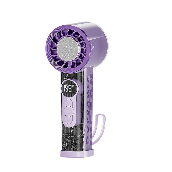 Unisex Portable Hand Fan with Digital Control Kalsten
