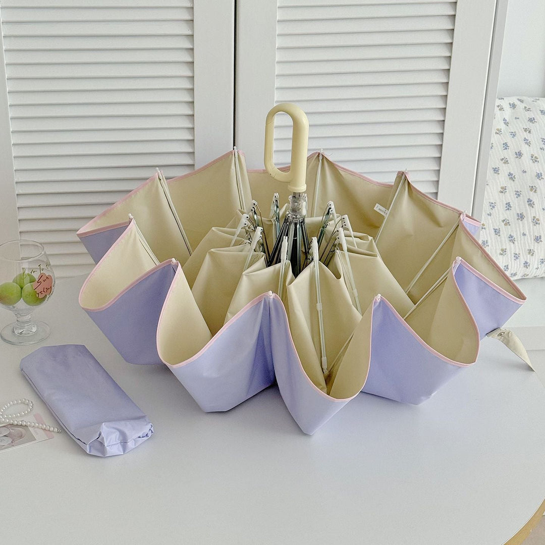 Women's Foldable Umbrella with Innovative Flower Shape Kalsten