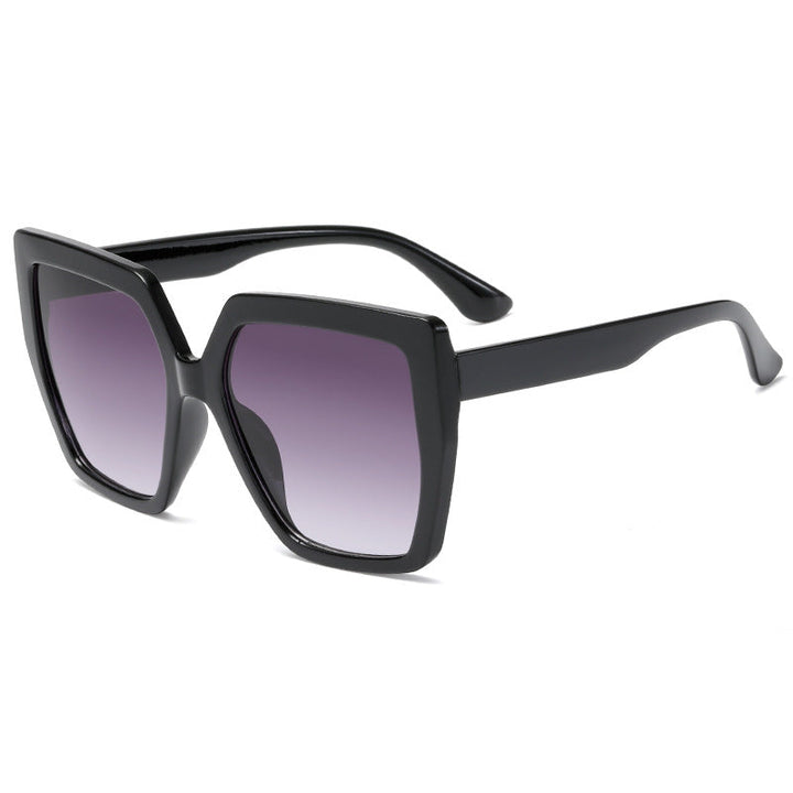Women’s fashionable transparent sunglasses with square lenses Kalsten