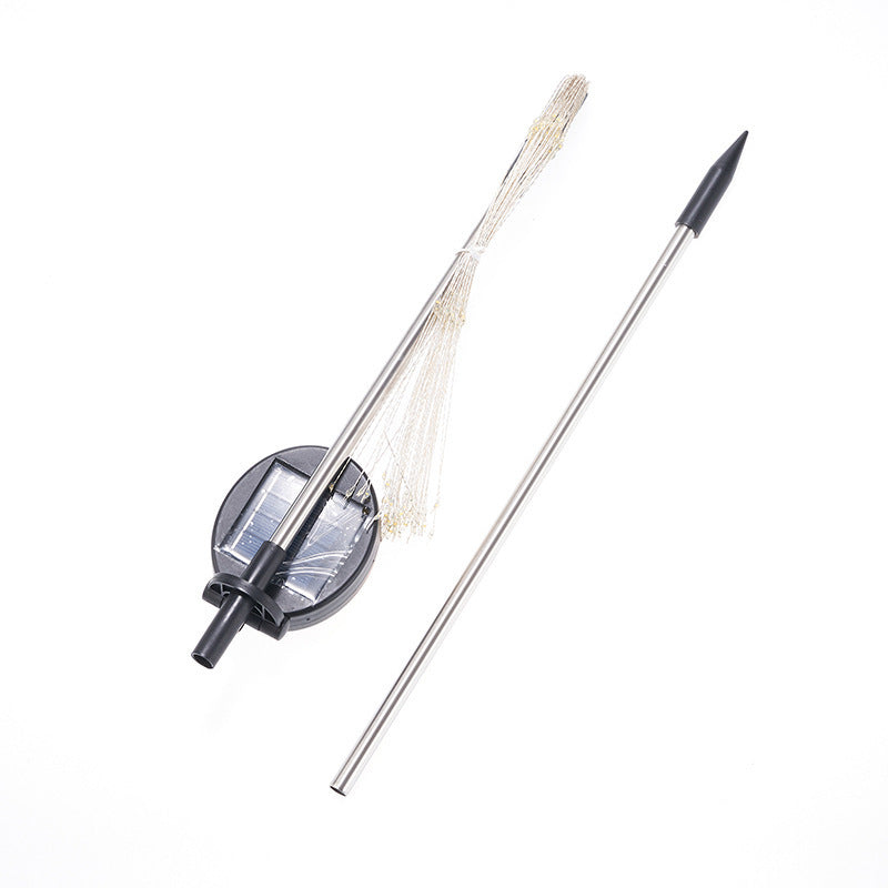 Solar Firework Garden Stake LED Starburst Light With Telescoping Stainless Stake Kalsten
