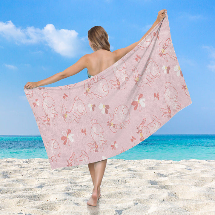 Beach towel with exotic shell motif Kalsten