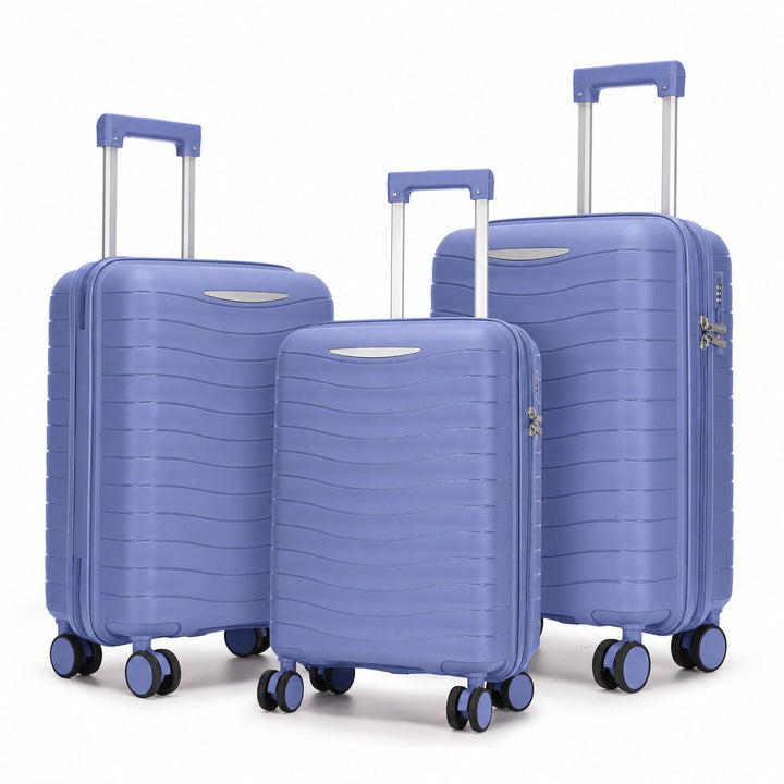 Hard Shell Suitcase Set with Innovative Pocket Organization Kalsten