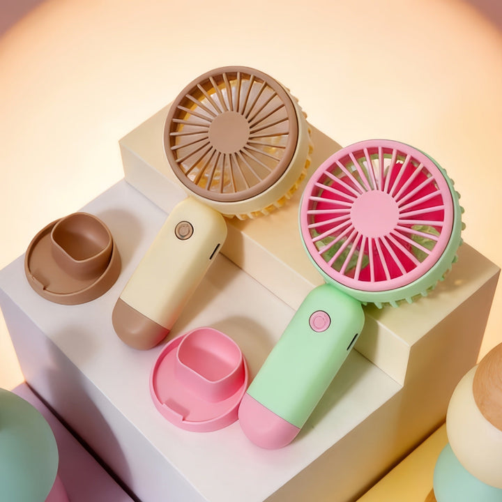 Ladies portable battery-operated hand fan Kalsten