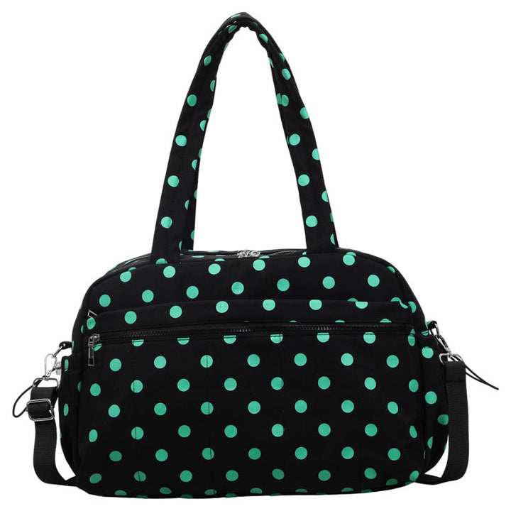 Versatile Polka Dot Travel Duffle Bag