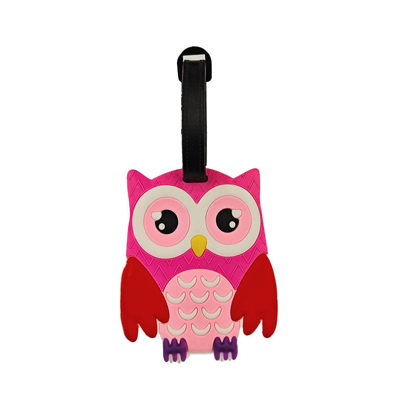 Unisex suitcase tag in owl design Kalsten