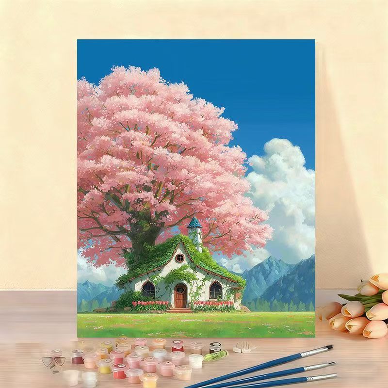 DIY Scenic Home Landscape Paint by Numbers Art Kit Kalsten