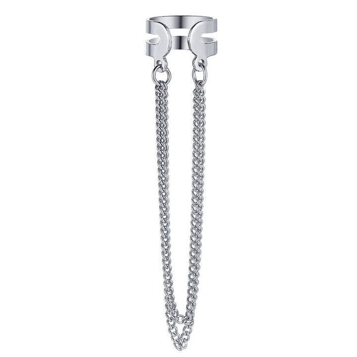 Fashionable chain ring with removable chains from Kalsten