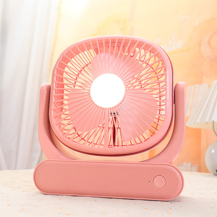 Women's Portable Fan with Integrated LED Lighting Kalsten