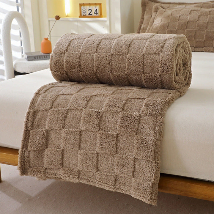 Women Soft and Breathable Plaid Blanket Kalsten