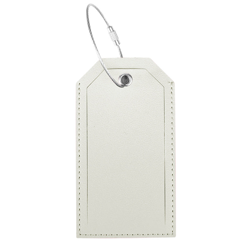 Women’s luggage tag made of durable leather with stainless steel closure Kalsten