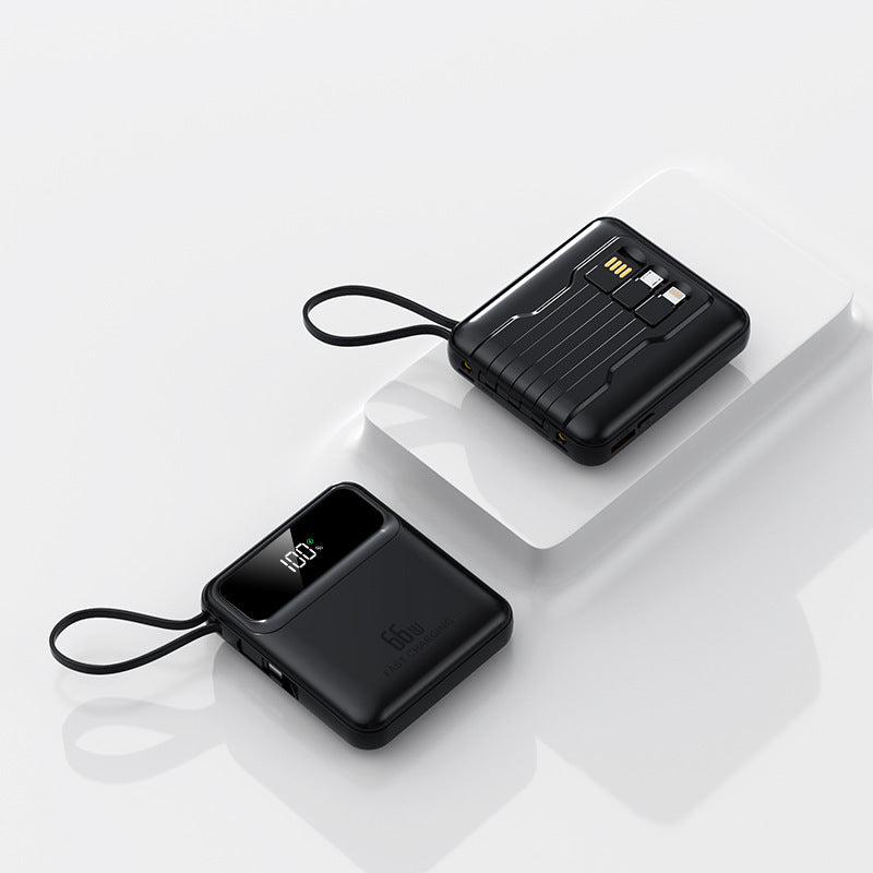 Compact power bank with fast charging function and digital charging status Kalsten