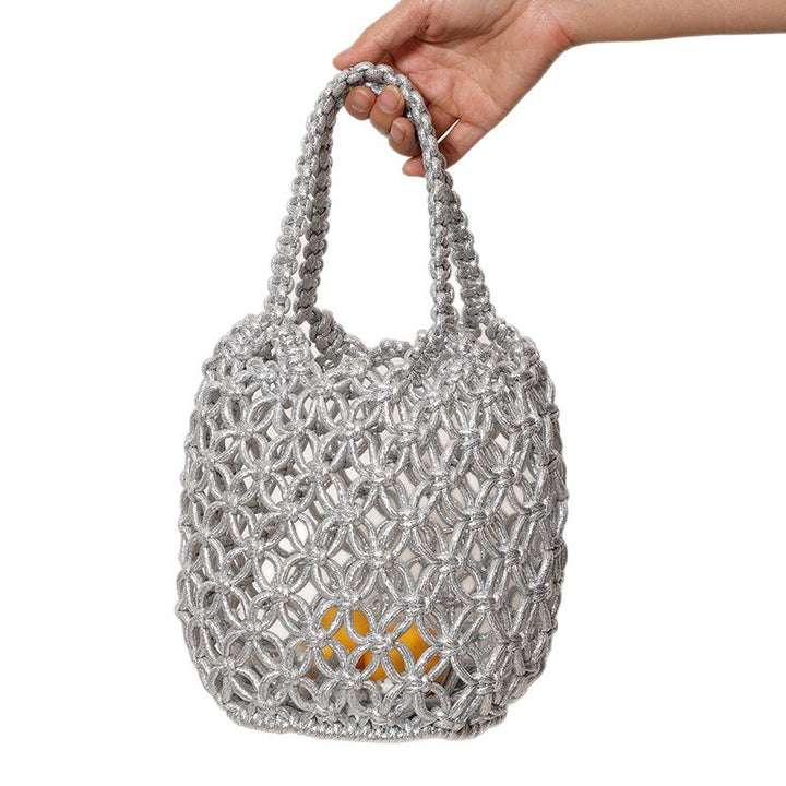 Trendy Shopper Bag with Unique Mesh Design Kalsten