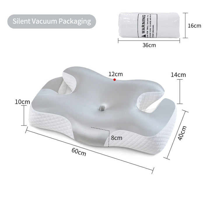Ergonomic Neck And Shoulder Sleep Pillow With Cooling Gel Surface Kalsten