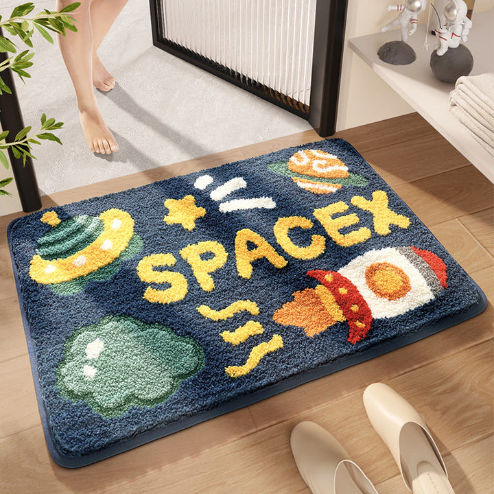 Floral Bath Mat Kalsten