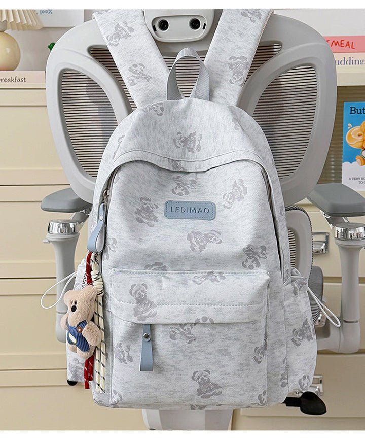Cartoon Character Design School Backpack