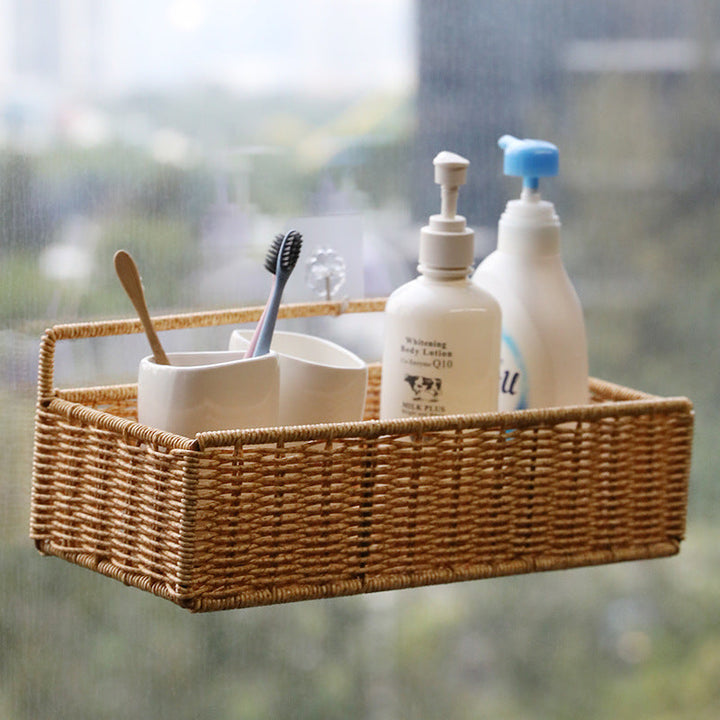 Unisex storage basket with practical carrying handle Kalsten