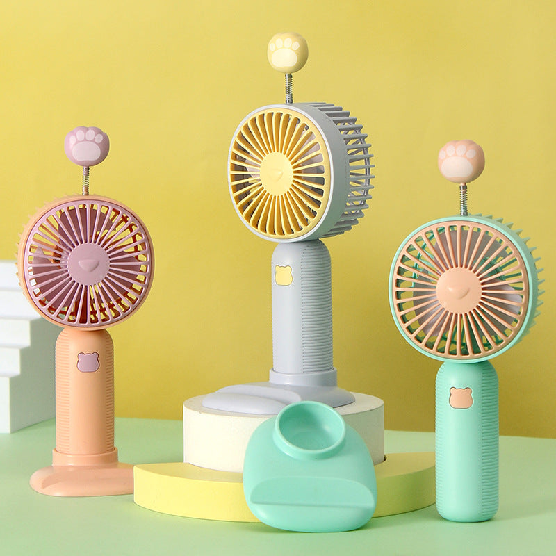Ladies Portable Handheld Fan in Cute Animal Design Kalsten