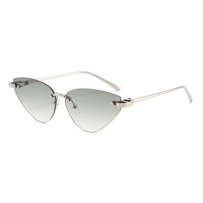Women elegant Cat-Eye sunglasses with ultra-light metal frame Kalsten