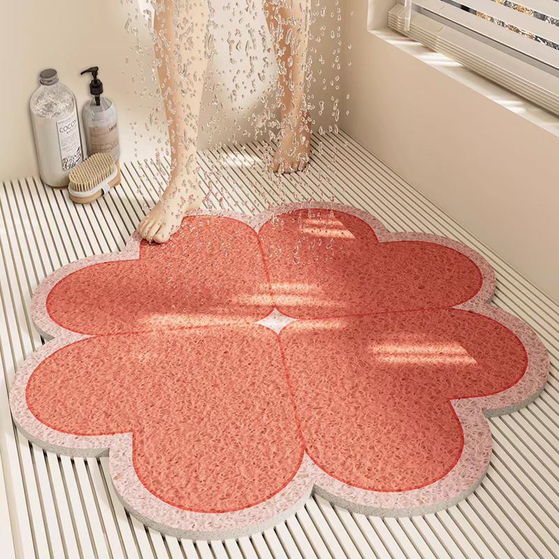 Floral Shaped Bath Mat Kalsten