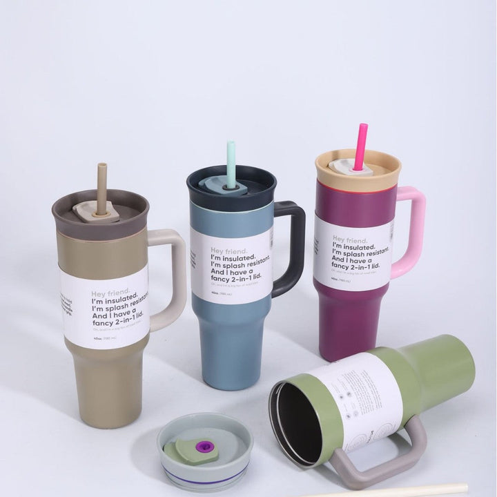 Women's insulated mug with 2-in-1 lid Kalsten