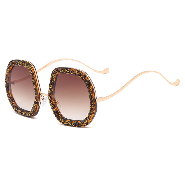 Ladies extravagant sunglasses with sparkling frame Kalsten