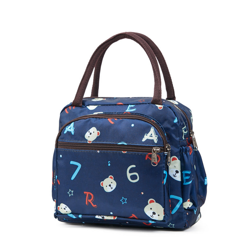 Cat Pattern Insulated Lunch Tote Kalsten