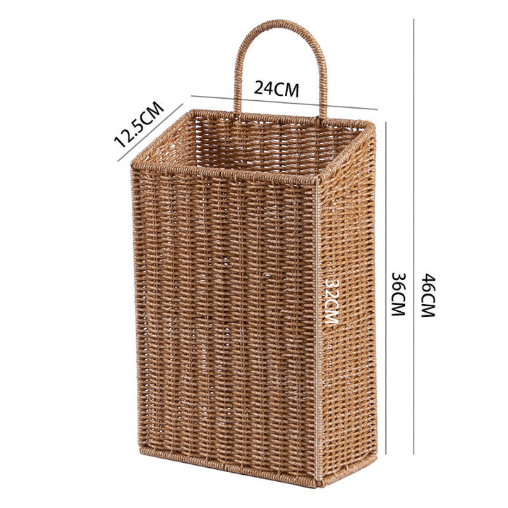 Unisex storage basket with practical carrying handle Kalsten