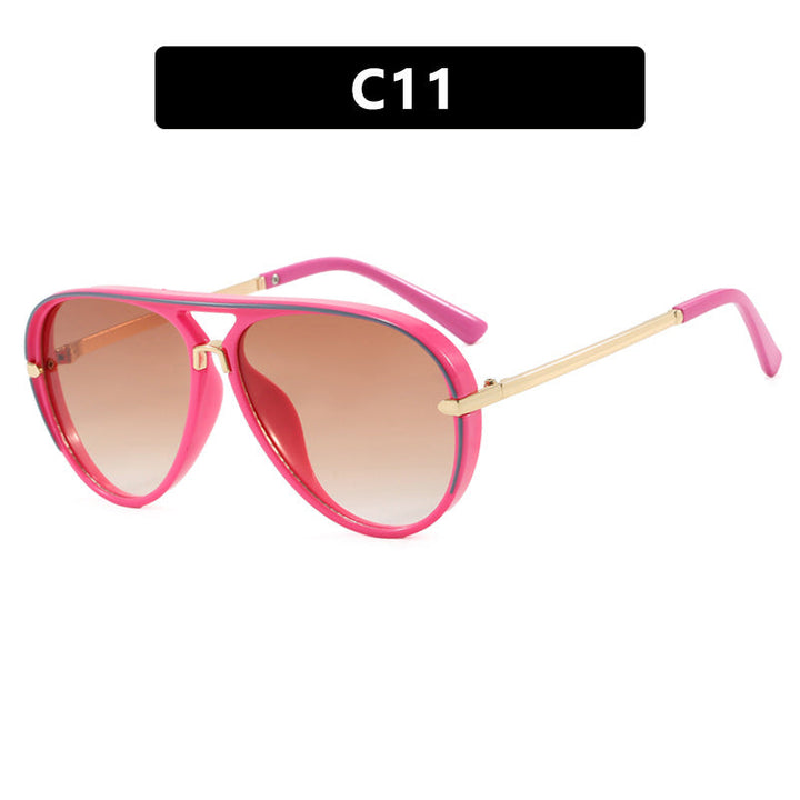 Women's fashion pilot sunglasses with elegant metal accents Kalsten