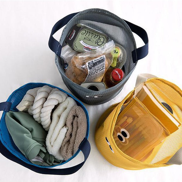 Stylish storage bag made of mesh Kalsten