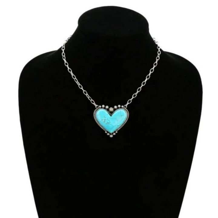 Artisan Heart-Shaped Pendant Necklace Kalsten