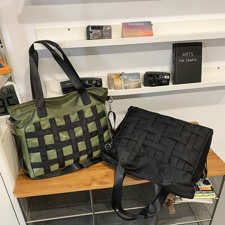Multifunctional Travel Bag With Woven Surface Kalsten
