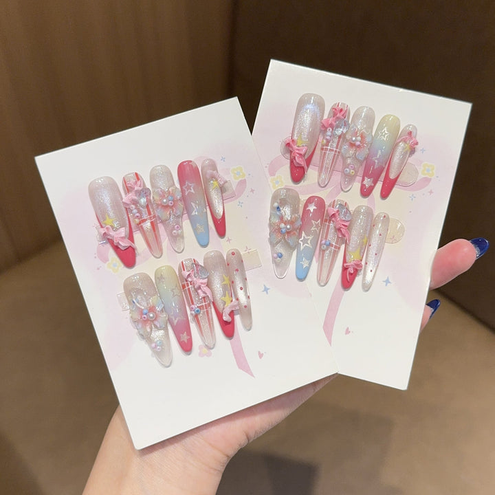 Artificial Nail Tips with Playful Design Kalsten