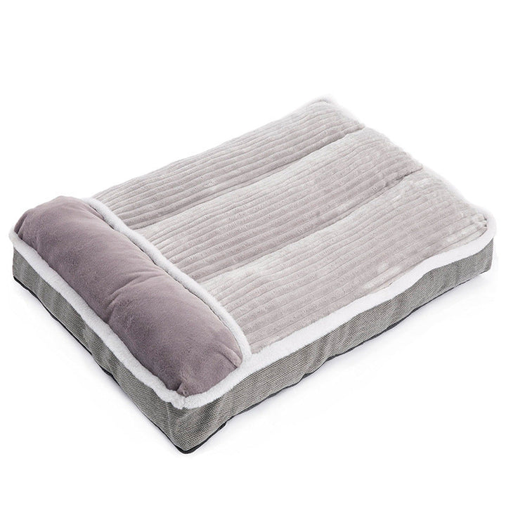 Orthopedic Plush Pet Sleeping Mat Dog Bed