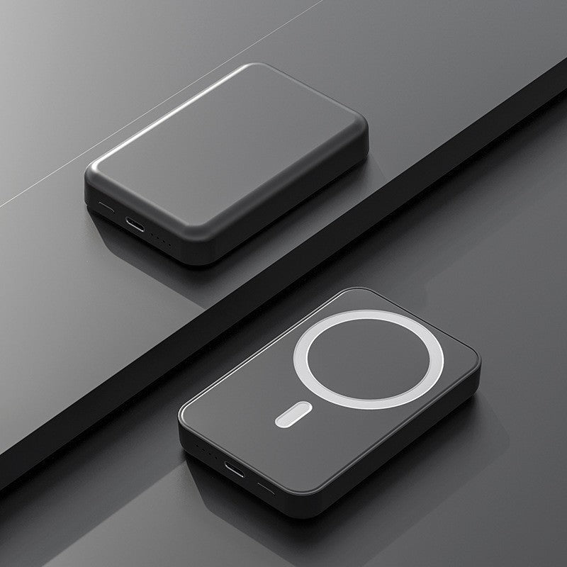 Portable induction power bank with integrated cable management Kalsten