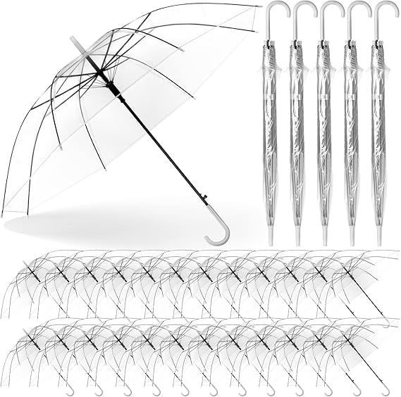 Ladies Transparent Umbrella with Elegant Design Kalsten