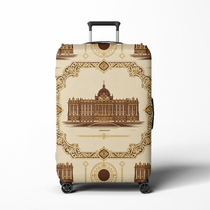 Women's Travel Trolley Kalsten  with elegant baroque pattern