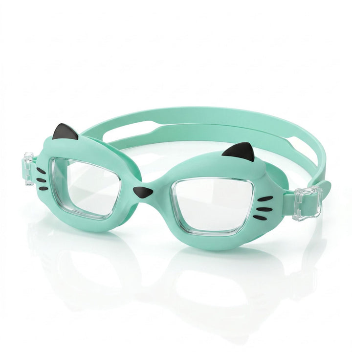 Swim goggles in a cute cat design with anti-fog technology Kalsten