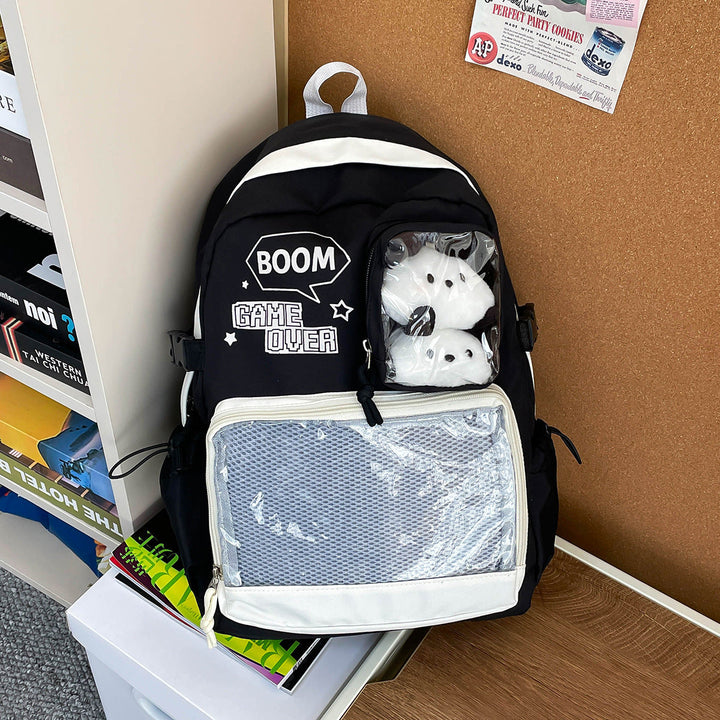 Playful Graphic School Backpack Kalsten