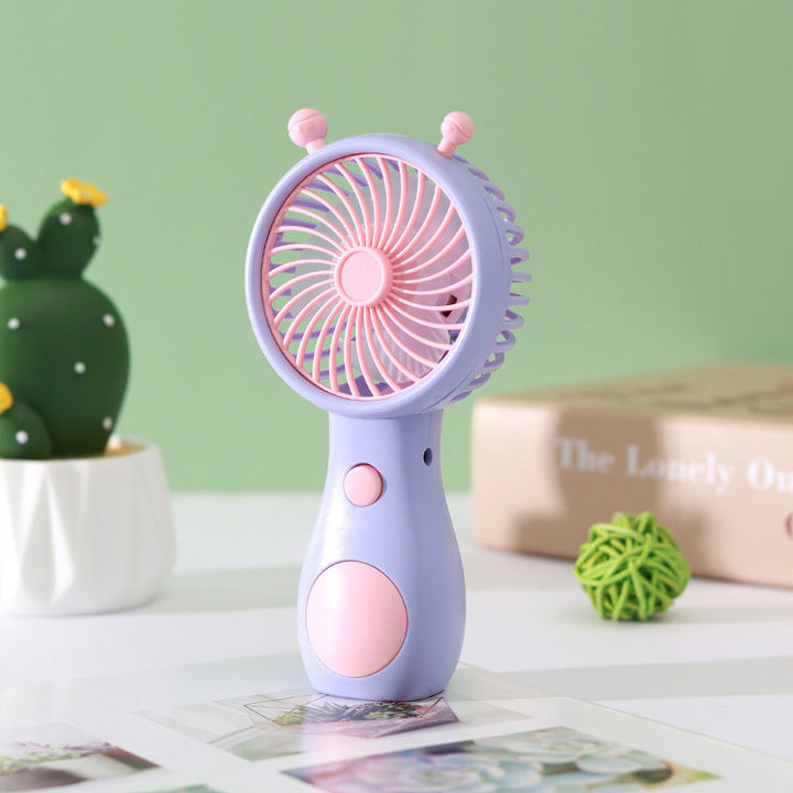 Unisex Mini Snail-Shaped USB Rechargeable Desk Fan Kalsten