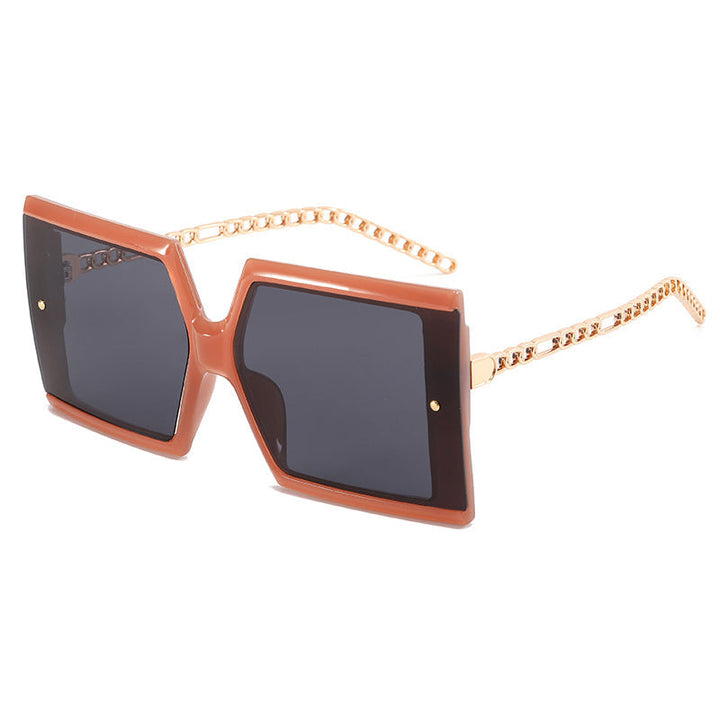 Women's elegant oversized sunglasses with square frame Kalsten