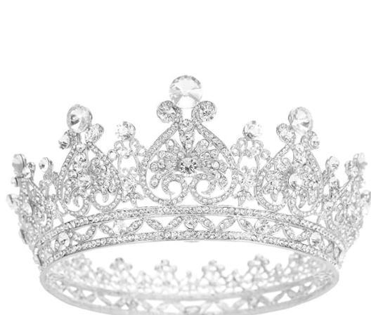 Ladies magnificent crystal crown Kalsten