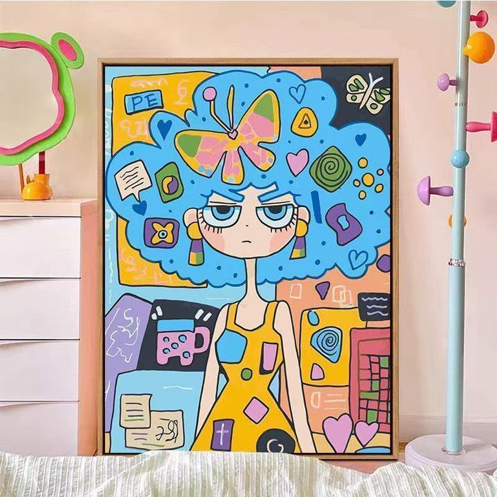 Colorful Abstract Canvas Art Kalsten