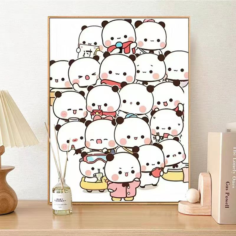 Cute Panda Character Wall Art Kalsten